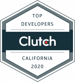 Clutch award for Top Developer in 2020.
