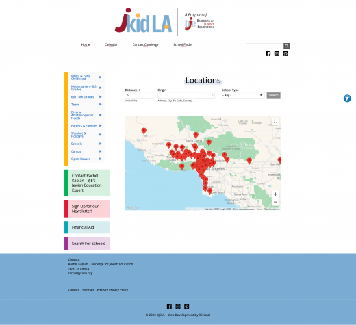 Location Page of J Kid LA