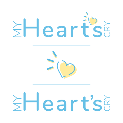 My Heart's Cry logo and icon showcase.